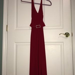 ♥️Red Halter Gown♥️